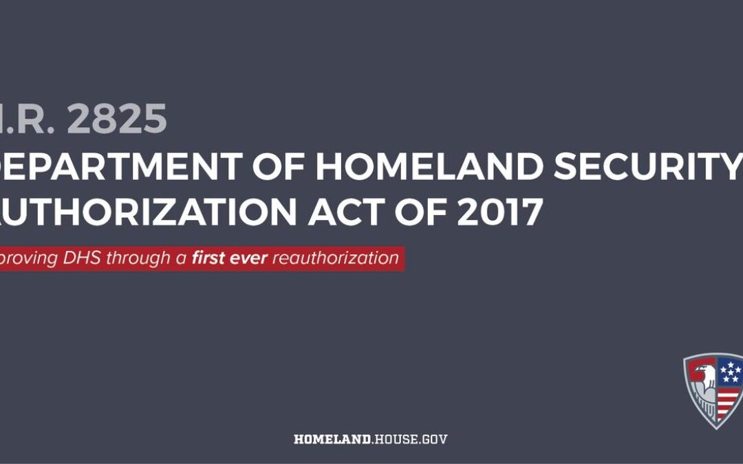 House Passes Landmark DHS Authorization Act