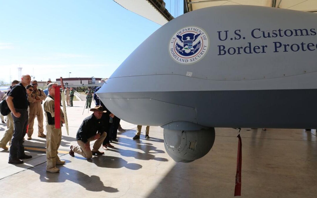 Higgins Keeps Watch on Mexican Border