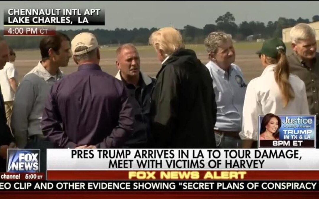 Trump Meets with Congressmen, Cajun Navy in Louisiana